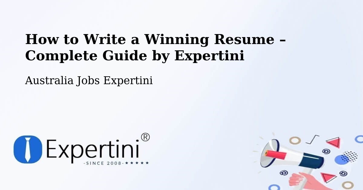 Resume Writing Guide for Job Seekers – Forster - Forster, Australia Jobs Expertini